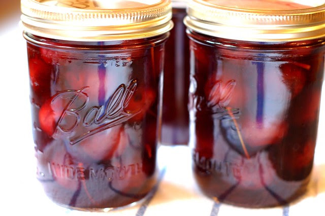Homemade maraschino cherries by Eve Fox, Garden of Eating blog, copyright 2011