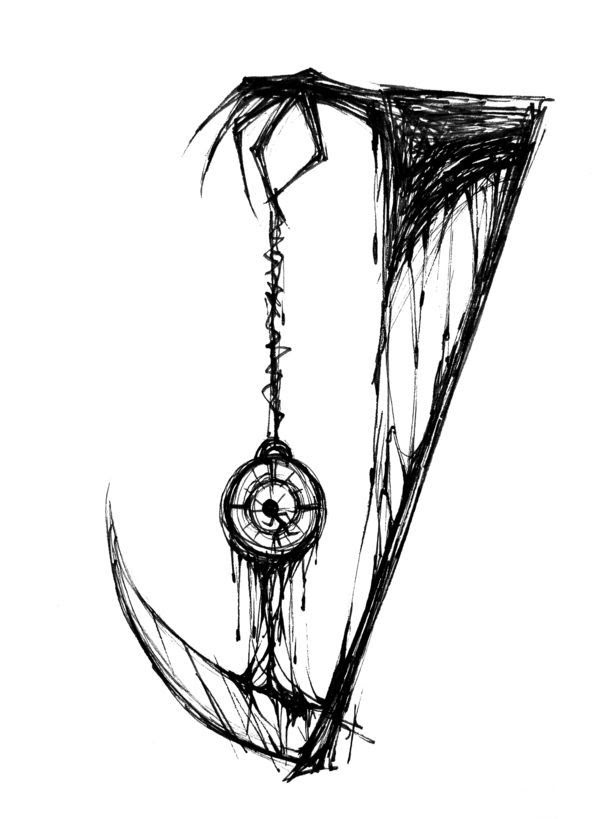 Simple Grim Reaper Drawing at GetDrawings | Free download