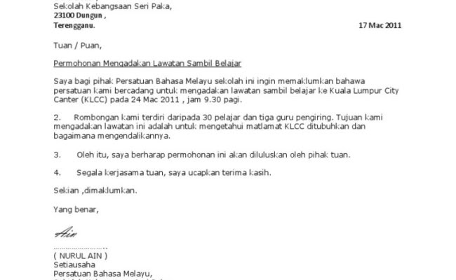 Surat Kiriman Rasmi 2 Otosection