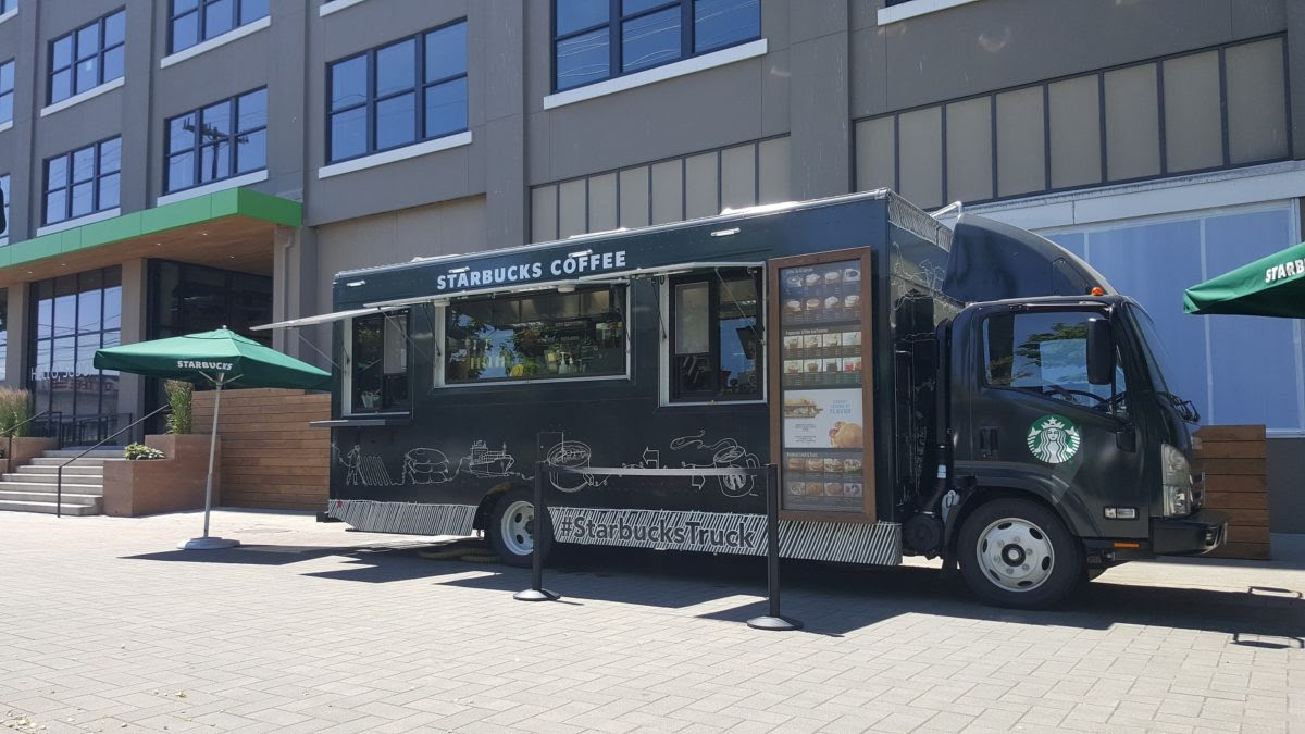 Adorable Starbucks  Truck  Full Menu Cold Brew Mobile  