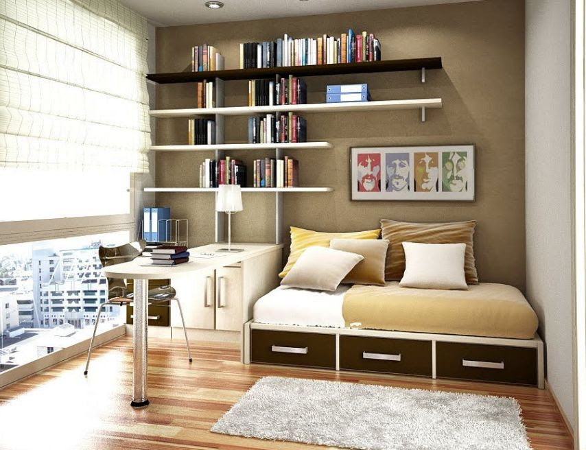 14 Smart Home Office in Bedroom Design Ideas 14 Smart Home Office in Bedroom Design Ideas