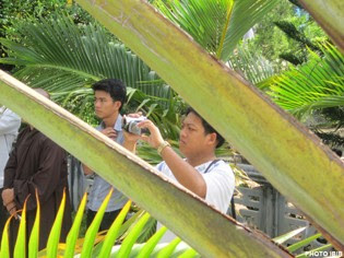 Công an mặc thường phục theo dõi và quây phim, Hình PTTPGQT