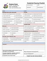 Free Cleaning Business Forms Photos