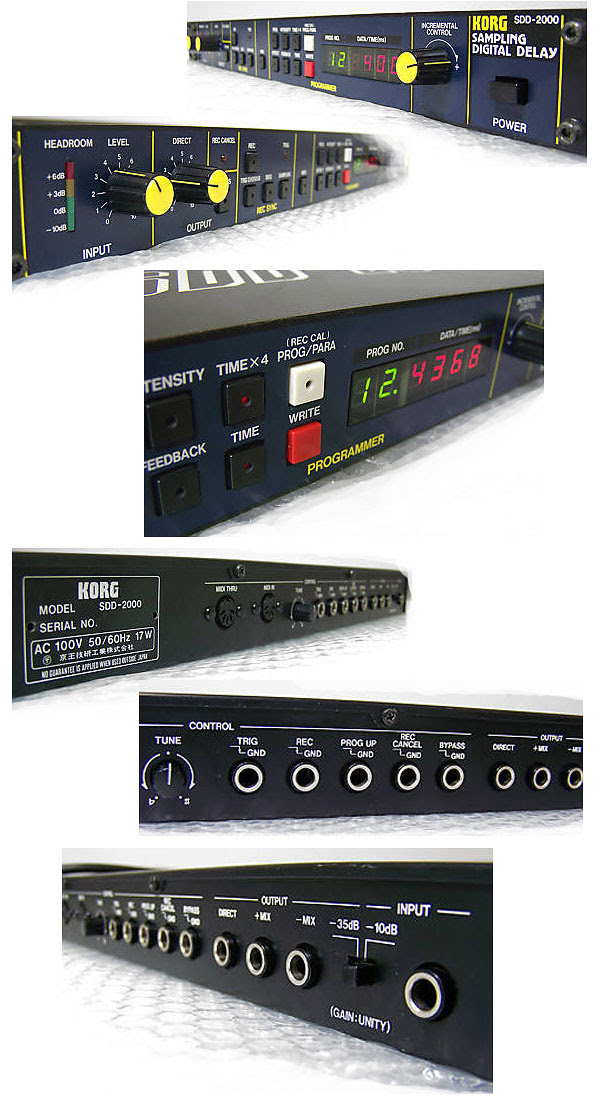 Korg Sdd 00 Clssic Old Skool 80 S Delay Unit As Used By The Edge From U2 Sampling Delay Midi Control Etc