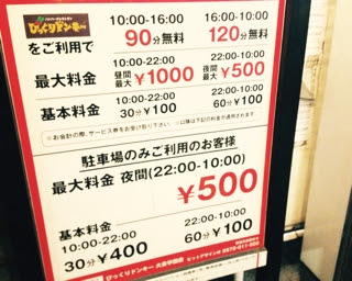 駐車場情報です Nericafe通信