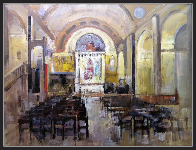 IGLESIA-INTERIOR-PINTURA-ARTE-PLASTICA-IGLESIAS-MISTICA-LUZ-INTERIORES-PINTURAS-ARTISTA-PINTOR-ERNEST DESCALS-