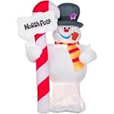 Frosty The Snowman North Pole Christmas Airblown Inflatable 4 Feet Tall