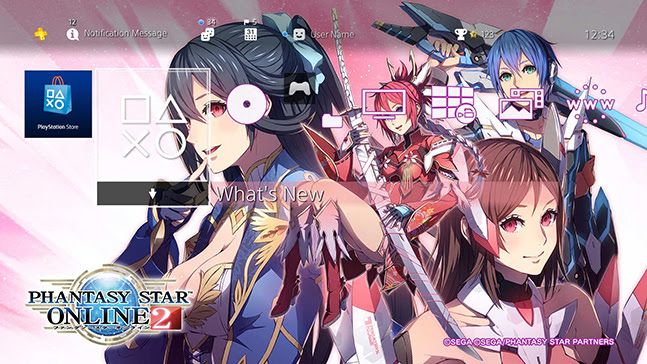 3 1 Ps Storeにて Pso2 Ps4 テーマ第2弾配信開始 ファンタシースターオンライン2 プレイヤーズサイト Sega