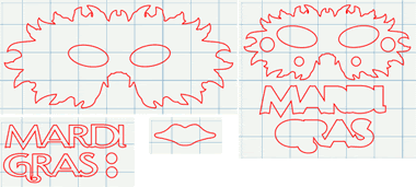 Download Free SVG Files by Paper Yoga™: Mardi Gras Mask with SVG Files
