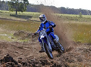 English: Motocross racing