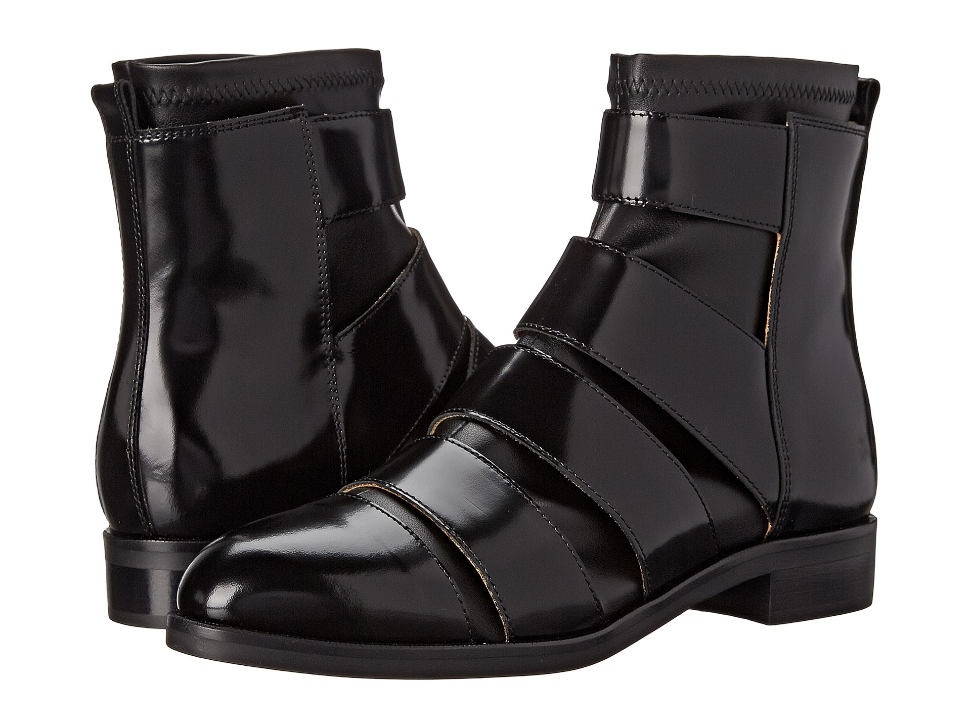mm6 maison margiela cutout ankle boot