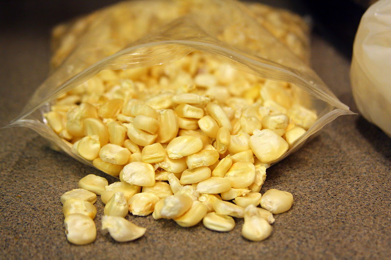 Maíz blanco in bag