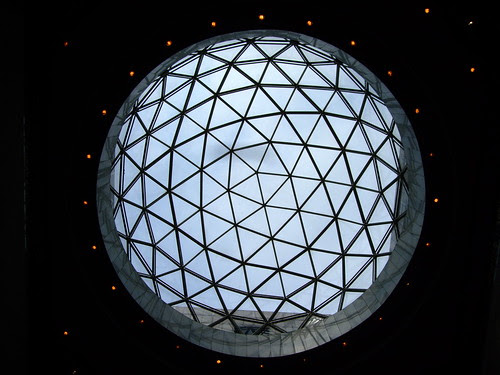 galactic aerial patterned ceiling