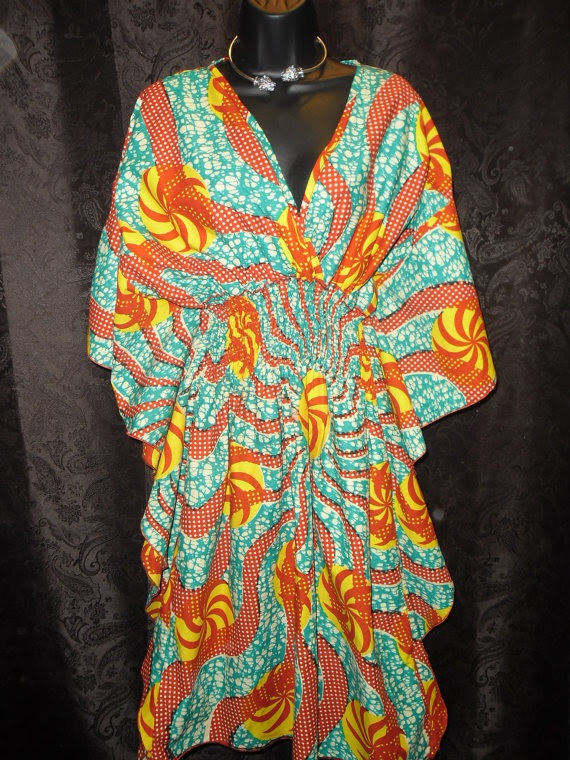 African print dress