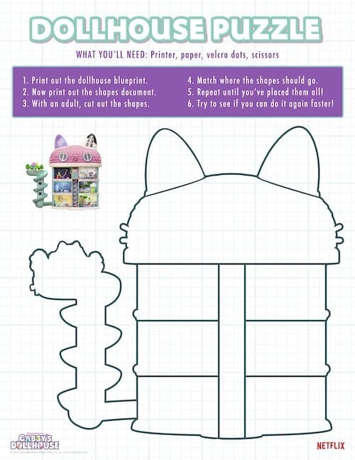 Gabby's Dollhouse Printables