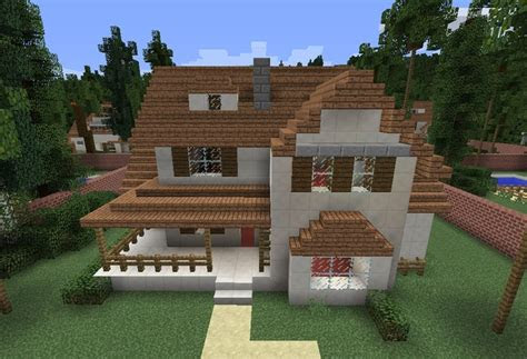 Minecraft Modernes Holz Haus