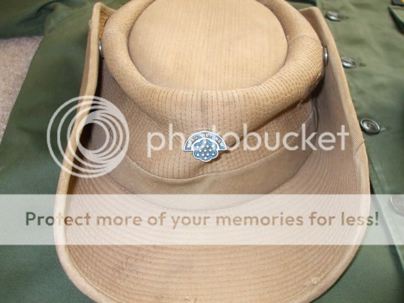 beer can hat. Close up of the quot;Adviser Hat