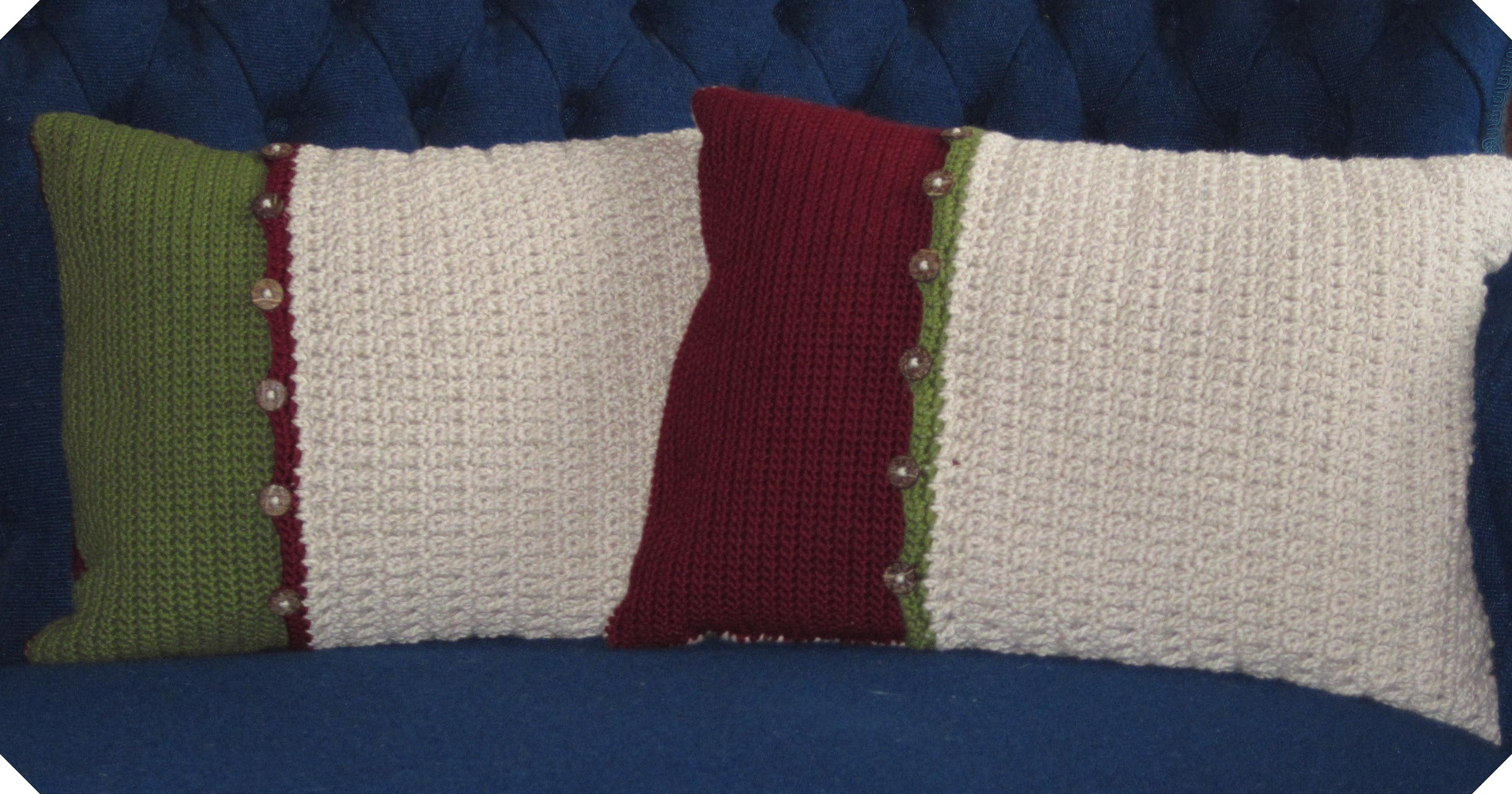 Sweater Back Crochet Pillows | Flickr - Photo Sharing!