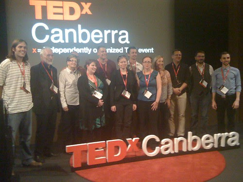 The presenters at TEDxCanberra 2010