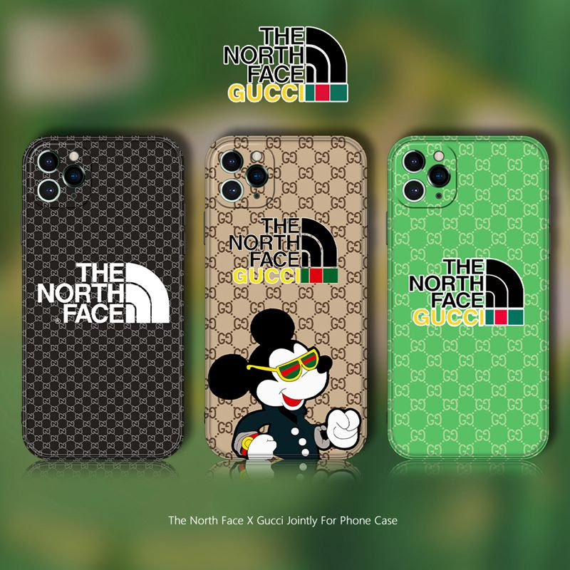 グッチ ノースフェイスコラボ Iphone12 Pro 12pro Maxケース ミッキー Gucci The North Face Iphone12ケース