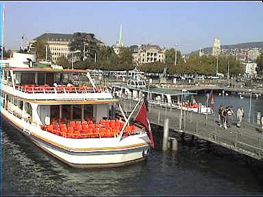 Lake Zurich has a number of boats for tours of the lake. Off-season, a number of events are held on them while they're anchored, such as the ExpoVina, a wine fair.