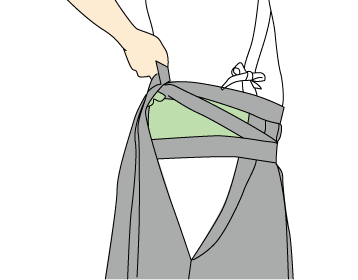弓のきこなし 袴の着方 男性版