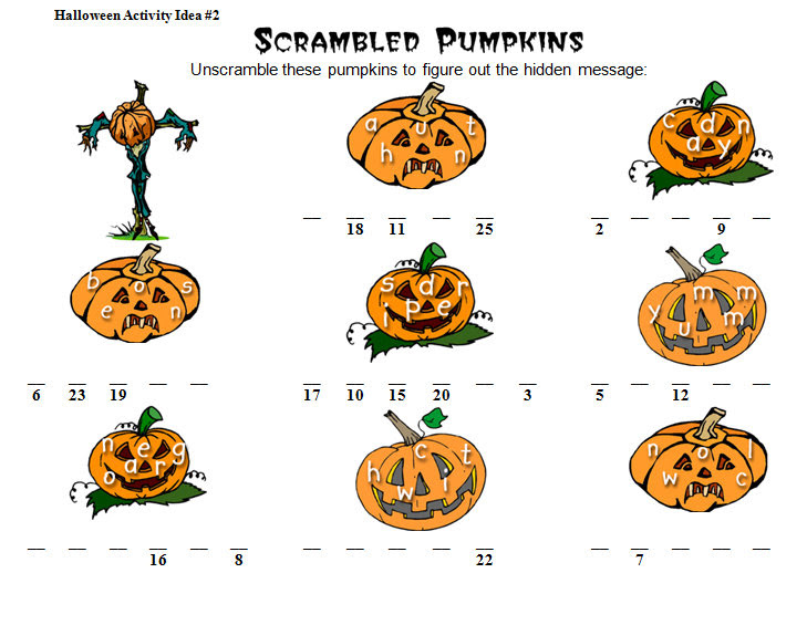 Halloween Math Worksheets & Activities | Math Game Time