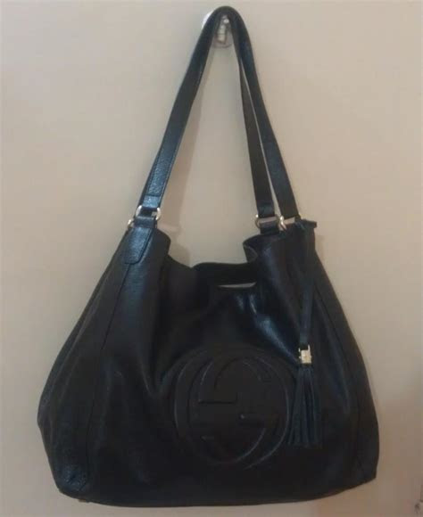 gucci black leather handbag gucci womens leather