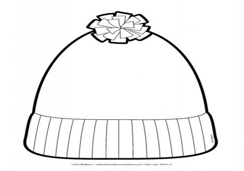 Hat Colouring Page | Free download on ClipArtMag