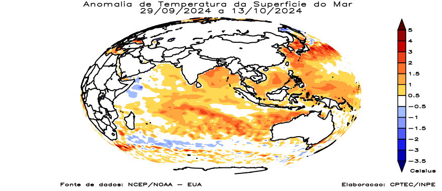 Temperatura da superfície do mar