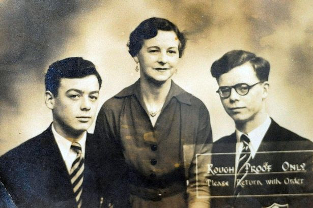 Elsie Potts pictured in her younger days with sons Donald and John, left Elsie Potts pictured in her younger days with sons Donald and John, left
