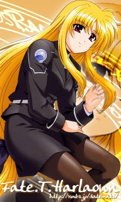 とあるnanoha Naotoのブログ フェイトテスタロッサハラオウンの画像です フルネームで言うと 噛みそう