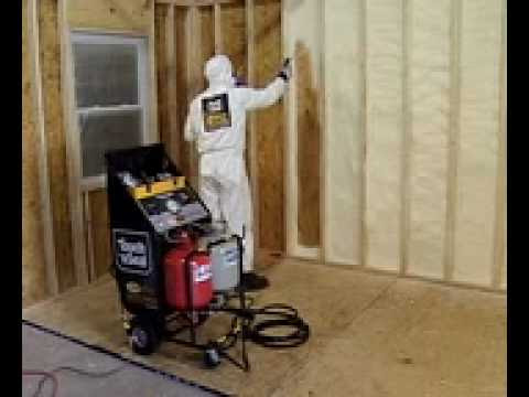 Spray foam insulation machine