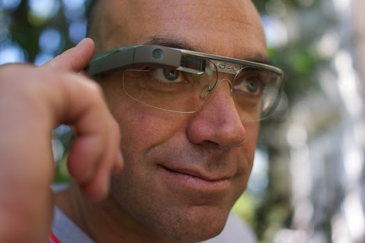 PHOTO: Google Glass (above), although not yet available to the general public, joins smart watches, wrist phones and all kinds of wearable cell phones and digital devices as highly desirable consumer products with the approach of the holiday season. Scientists are issuing health warnings, however. Courtesy Wikipedia.org.