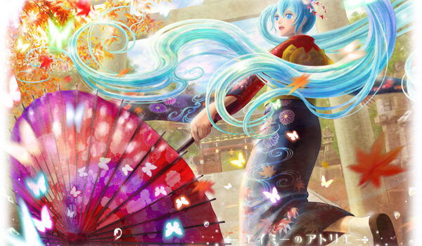 イラスト 絵画 着物姿の初音ミク を描きました エイミーのアトリエ