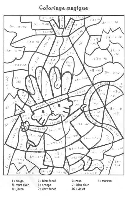 Coloriages magiques 117 coloriages magiques à imprimer
