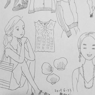 1日1枚ペンでイラスト 324 325 326 たまねぎ通信