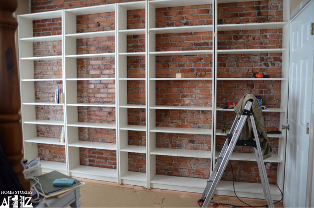 Ikea Hack: Billy Built-in Bookshelves (Part 1)