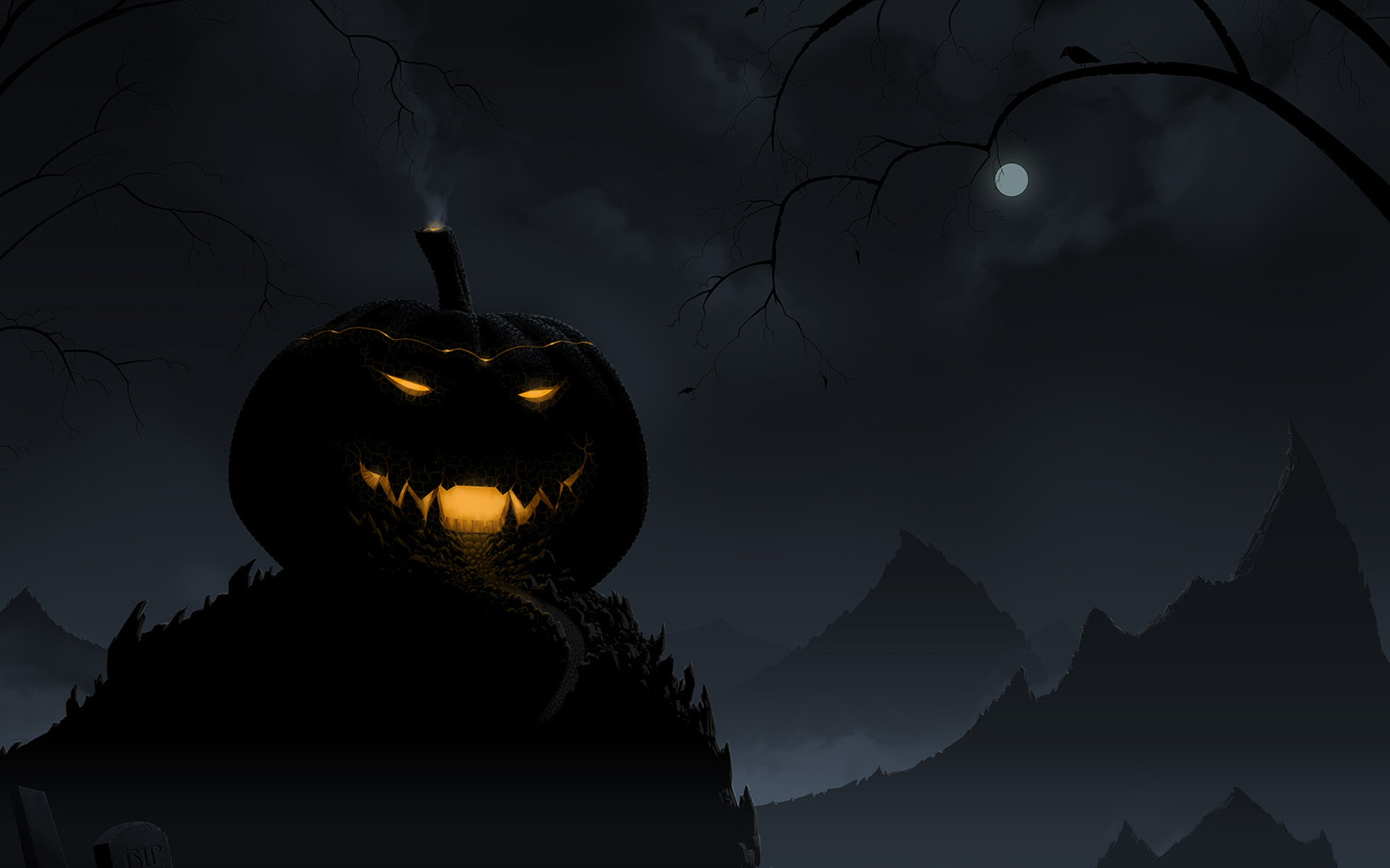 Desktop Halloween Wallpapers  Pixels Talk