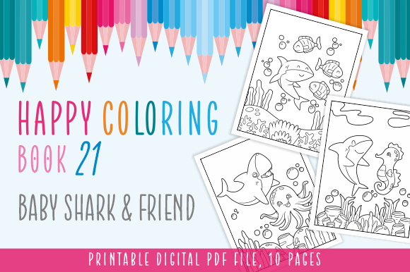 Download Happy Coloring Book 21 - Shark &amp;... Print on Demands Design by Momentos
Crafter cut files for your personal DIY projects