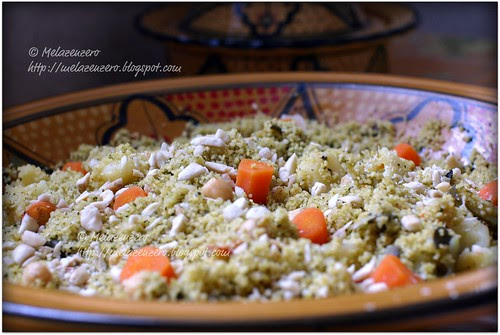 cous-cous con verdure e mandorle