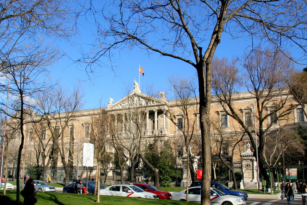La Biblioteca Nacional en Madrid