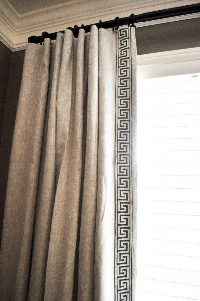 White And Yellow Shower Curtain Chinoiserie Curtain Panels