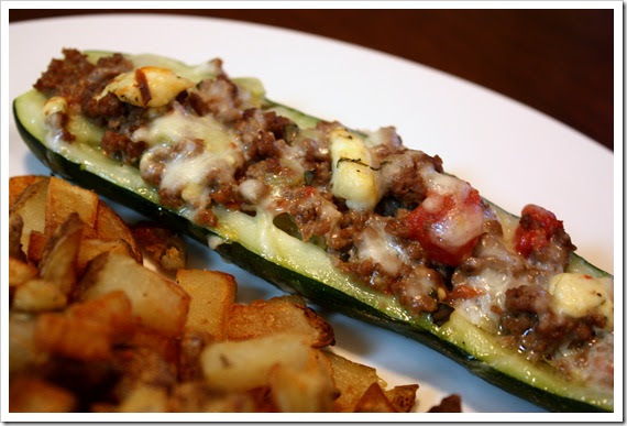 Greek Stuffed Zucchini Boat Recipe - Joyful Abode