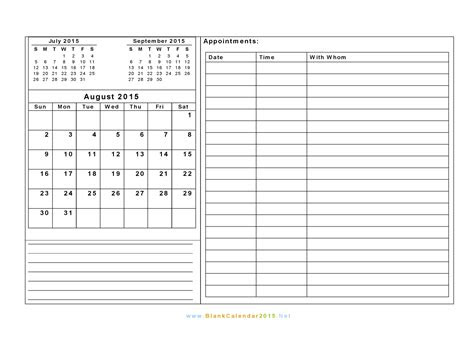  7 best images of printable 2015 weekly calendar templatepdf free