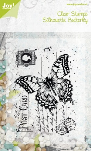 Noor! Design - Clearstamps Old Letter Butterfly