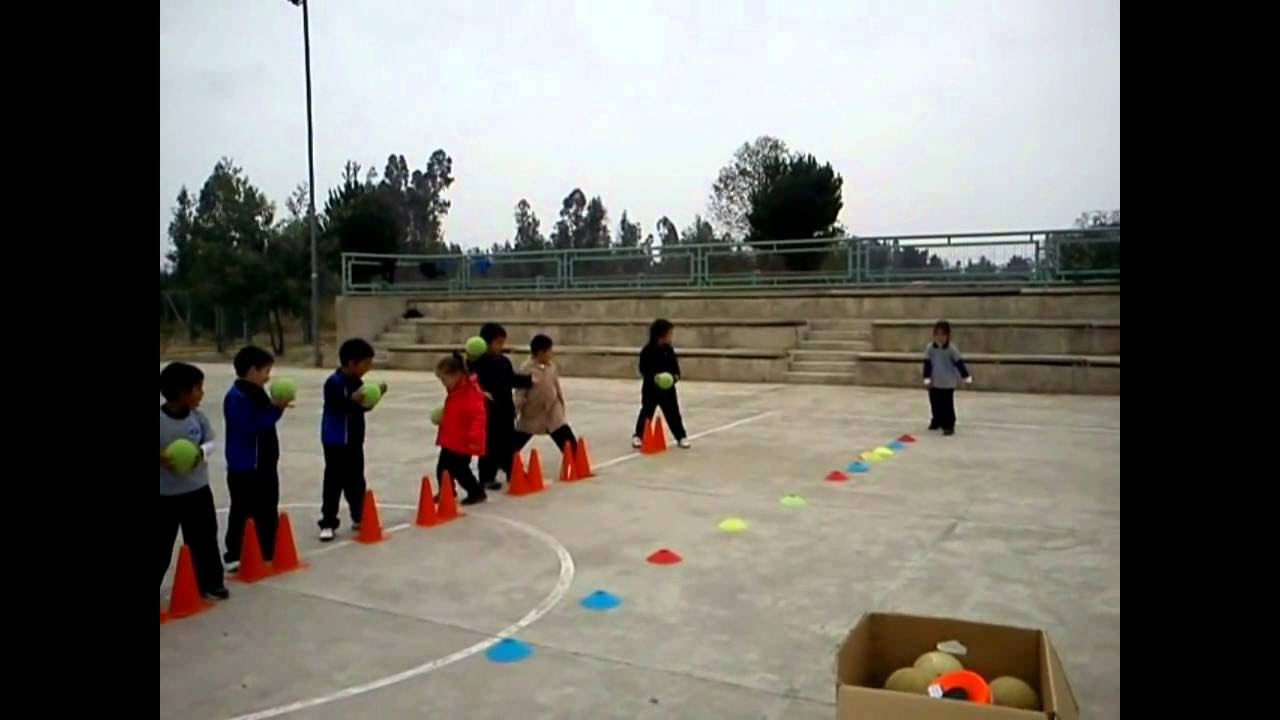 Educación Física Lanzamientos 1° Básico - YouTube