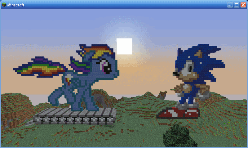 minecraft gif photo: Minecraft Sonic and Dash 2 GIF MinecraftSonicandDash2GIF_zps0ea25644.gif