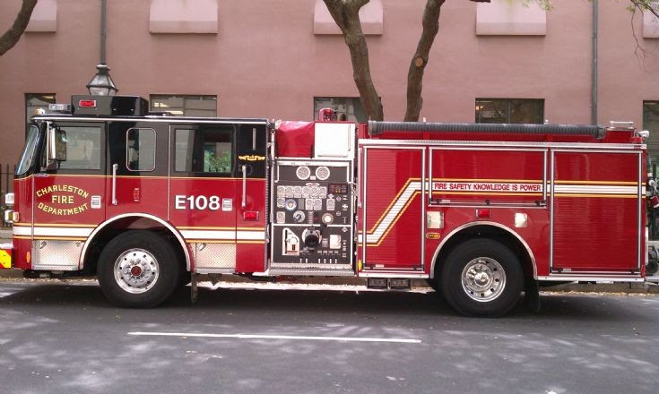 Engine 108 of the Charleston Fire Department, SC