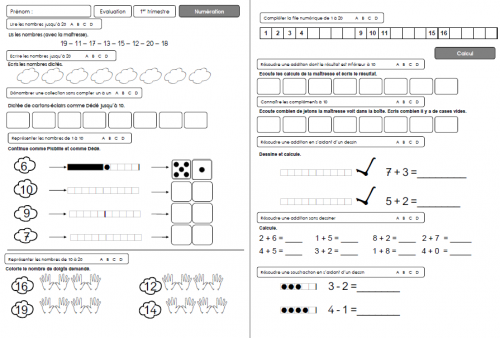 Evaluations C2 Le Cartable De Prune
